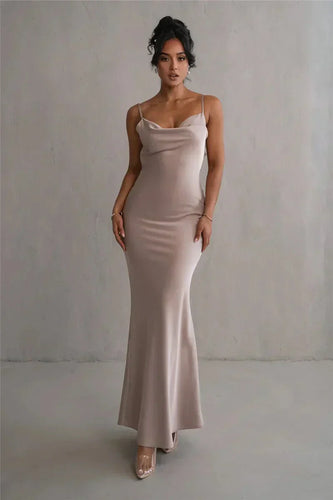 EB | Satin Kleid mit Blumen