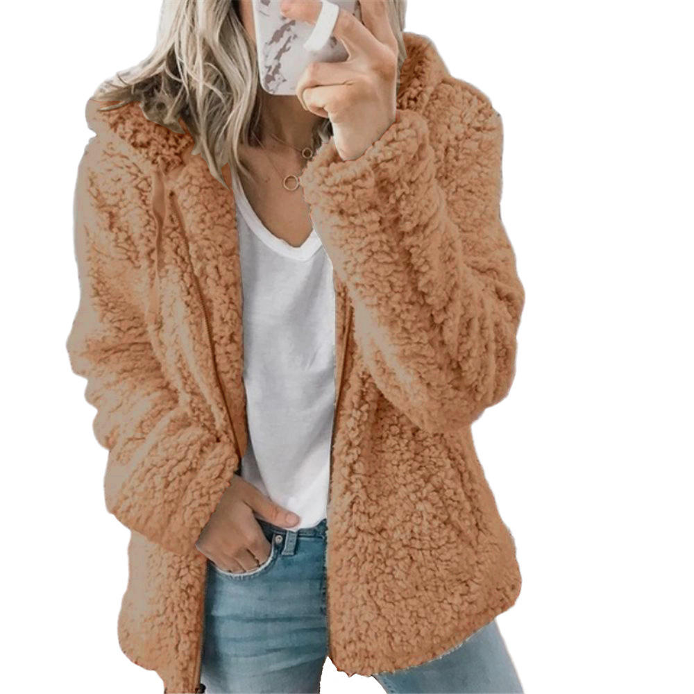 EB | Teddy Fleecejacke Damen Lang