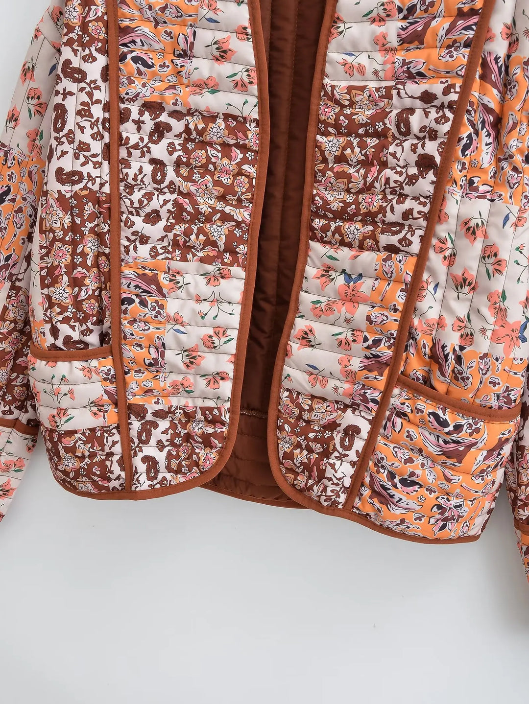 EB | Wintermantel mit Blumenmuster