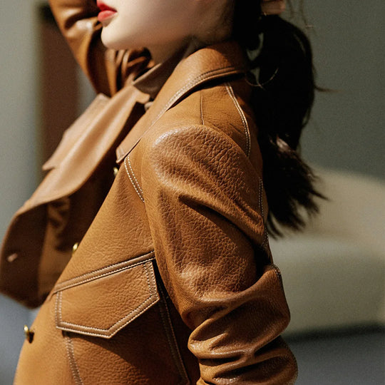 EB | Elegante Lederjacke