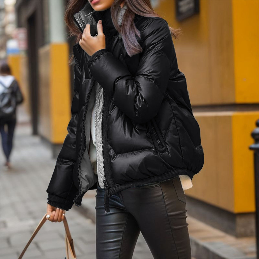 EB | Stylische Steppjacke mit Glänzendem Finish