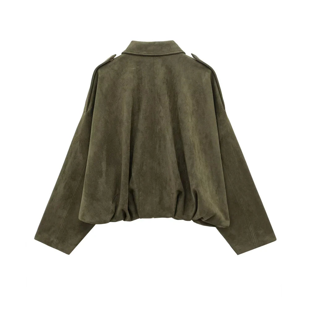 EB | Faux Suede Jacke