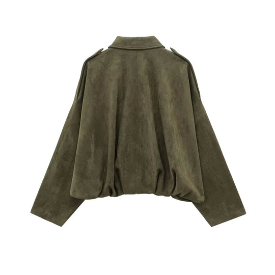 EB | Faux Suede Jacke