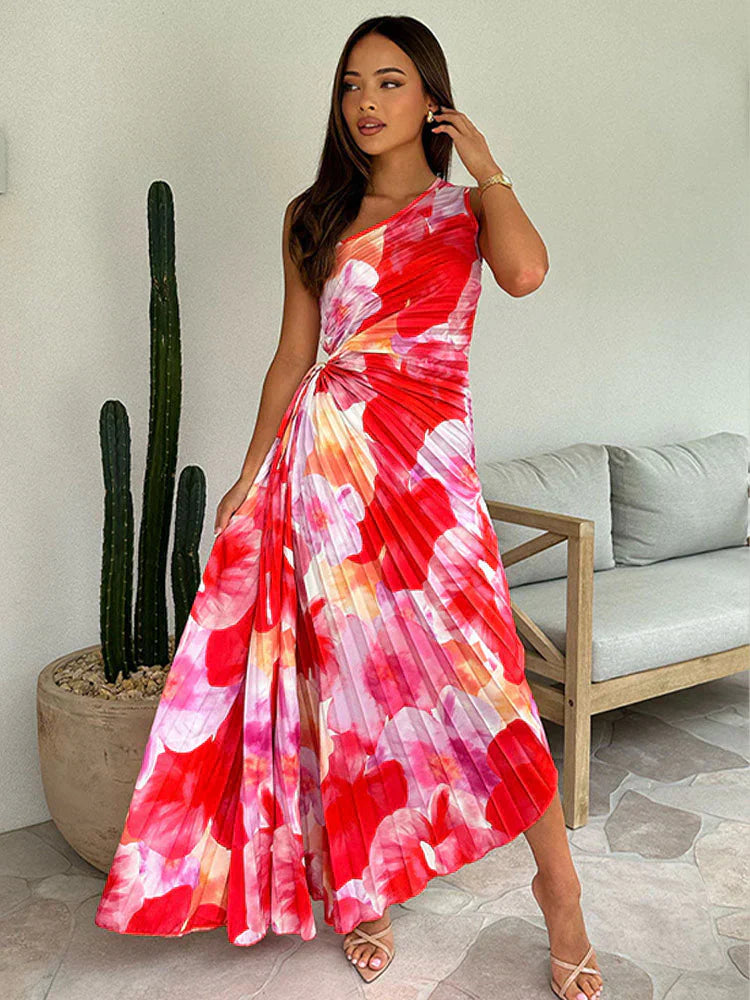 EB | Damen Langrock Kleid Elegant und Fließend