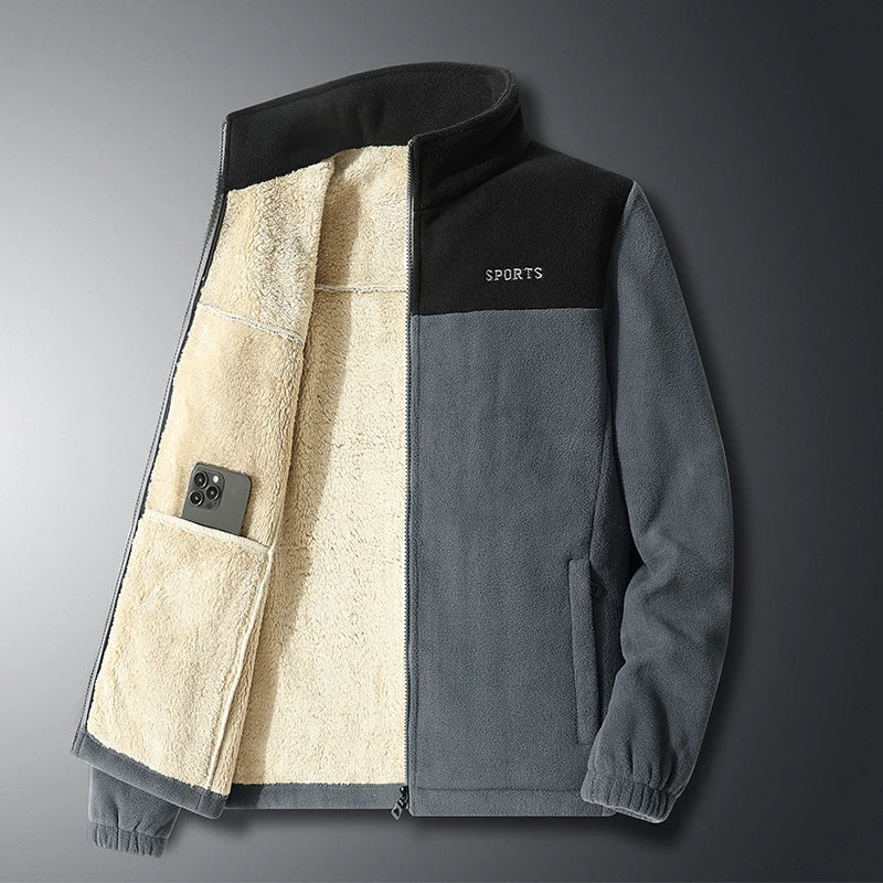 EB | Weiche Fleecejacke mit Taschen Polyester Sportlich und Warm