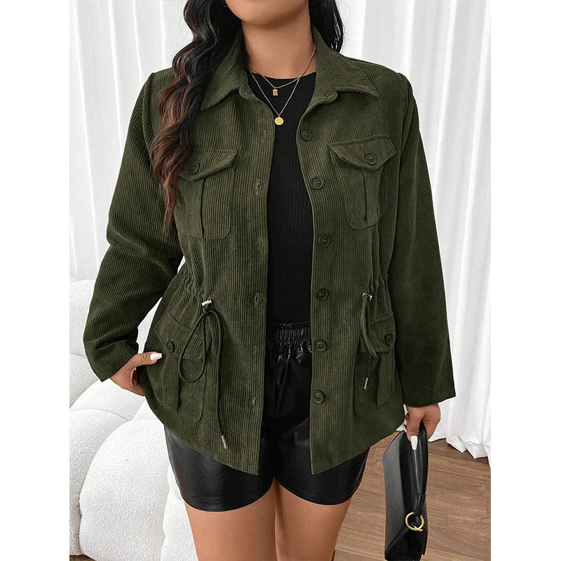 EB | Cordjacke mit Taschen für Damen