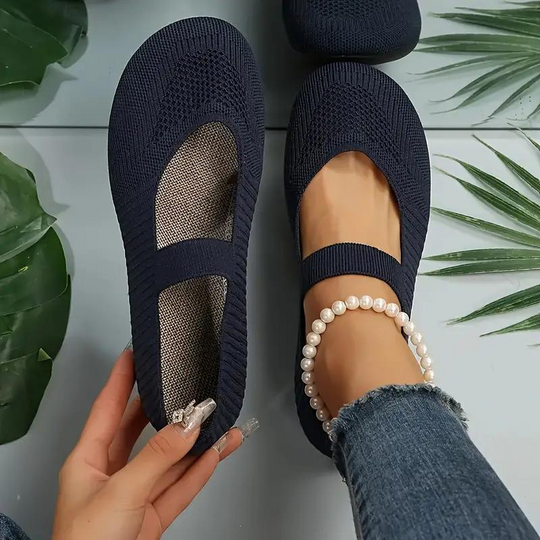 EB | Canvas-Schuhe, Leicht, Slip On, Flats, Sommerschuhe