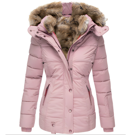 EB | Stilvolle und warme Damenjacke mit Kapuze