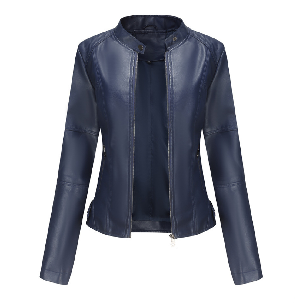 EB | Stylische, Slim Fit Lederjacke für Frauen