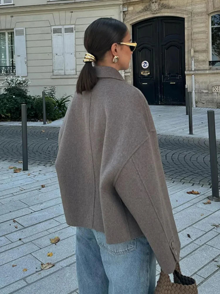 EB | Übergröße Wollmischjacke