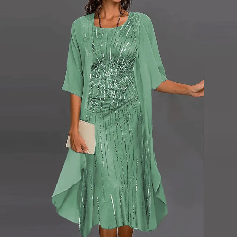 EB | Elegantes individuelles Bedrucktes Kleid
