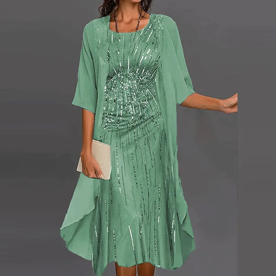 EB | Elegantes individuelles Bedrucktes Kleid