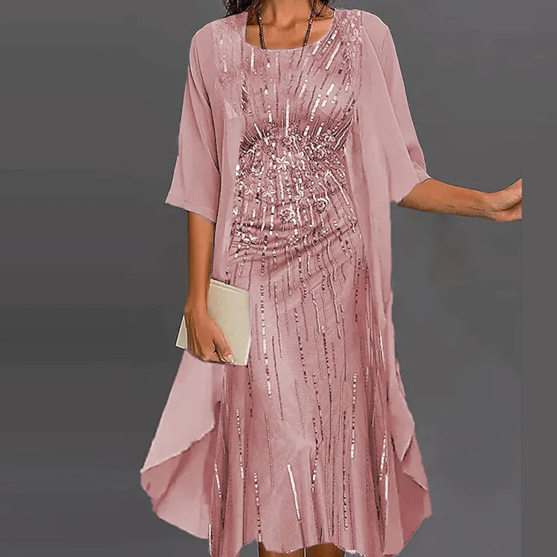 EB | Elegantes individuelles Bedrucktes Kleid