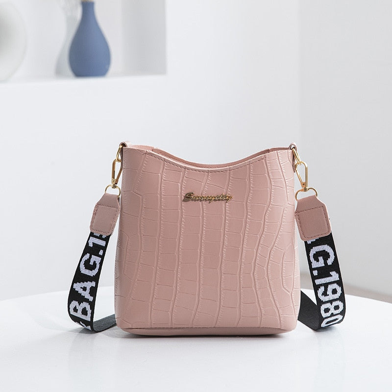 EB | Jaunty Umhängetasche Damen Mini Crossbody Eimer Handtasche