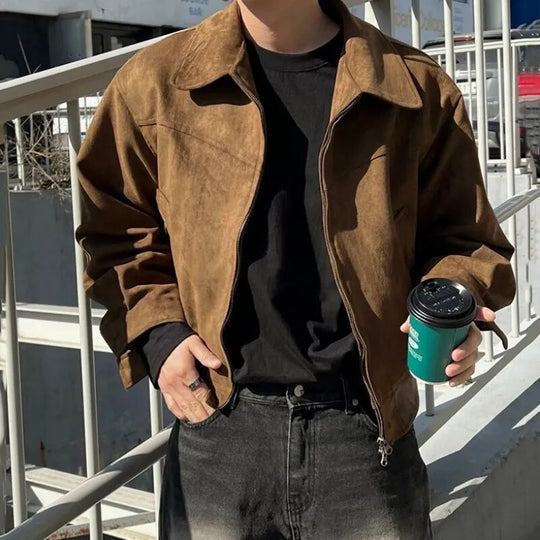 EB - Stilvolle Vintage Casualherbstjacke für Herren