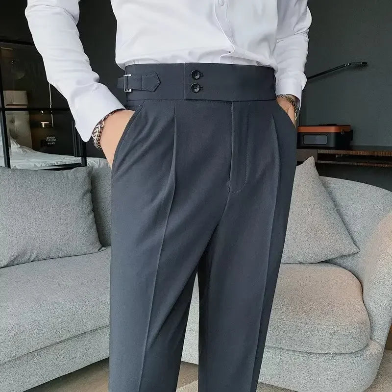 EB | Chic Hochtaillierte Chinohose