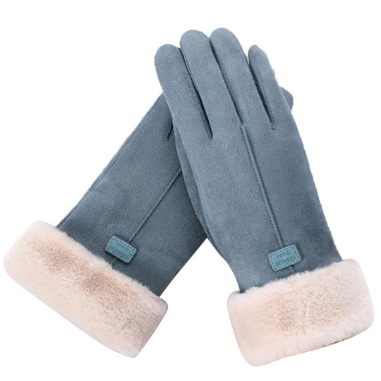 EB - Schicke und Stilvolle Winter Furry Handschuhe für Frauen