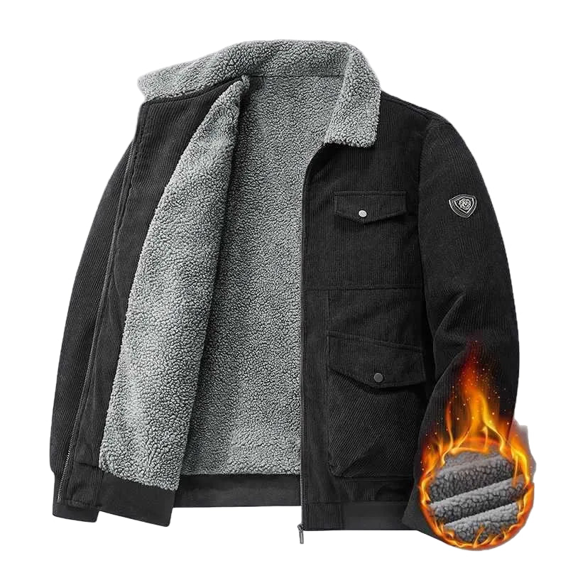 EB | Winterjacke mit Fleece-Innenfutter - Modische Freizeitjacke für Kalte Tage