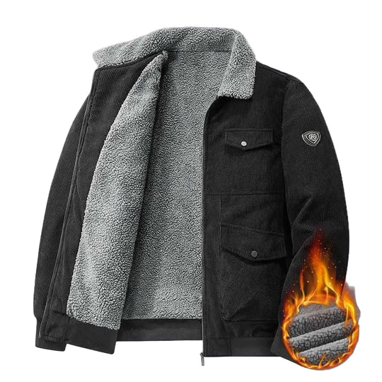 EB | Winterjacke mit Fleece-Innenfutter - Modische Freizeitjacke für Kalte Tage