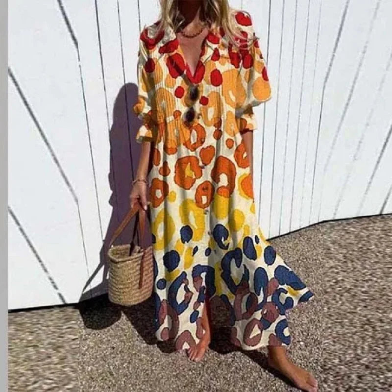 EB | Luxuriöses Frühlings-Bohemian-Kleid