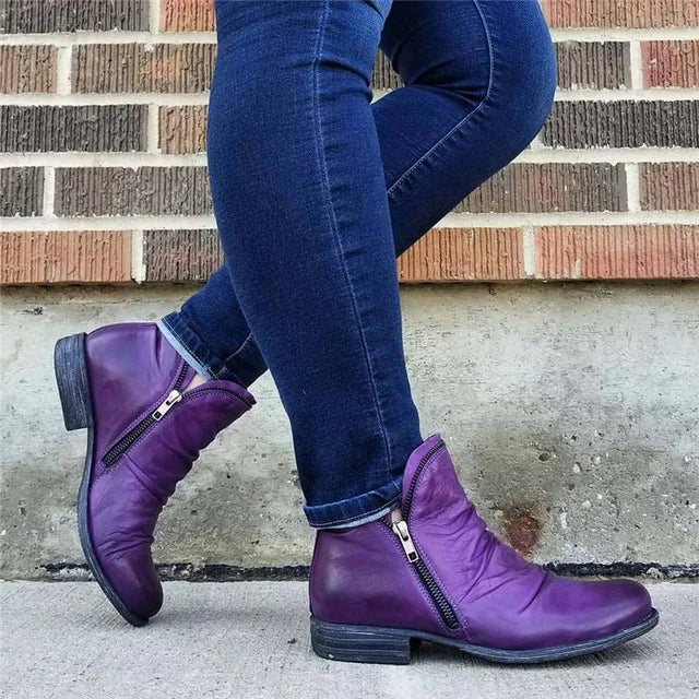 EB | Damen Reißverschluss Stiefeletten