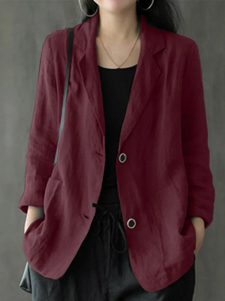 EB | Casual-Jacke mit Knöpfen für Damen