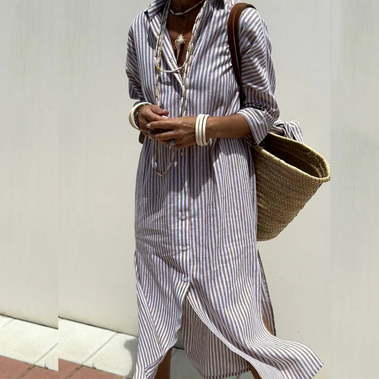EB | Gestreiftes Hemdkleid