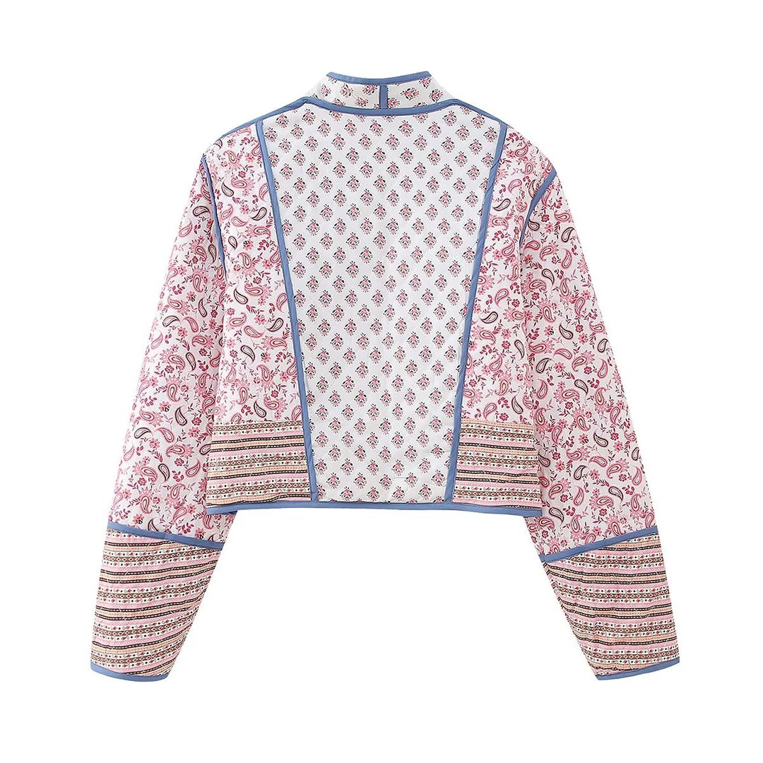 EB | Damenjacke mit Blumenmuster