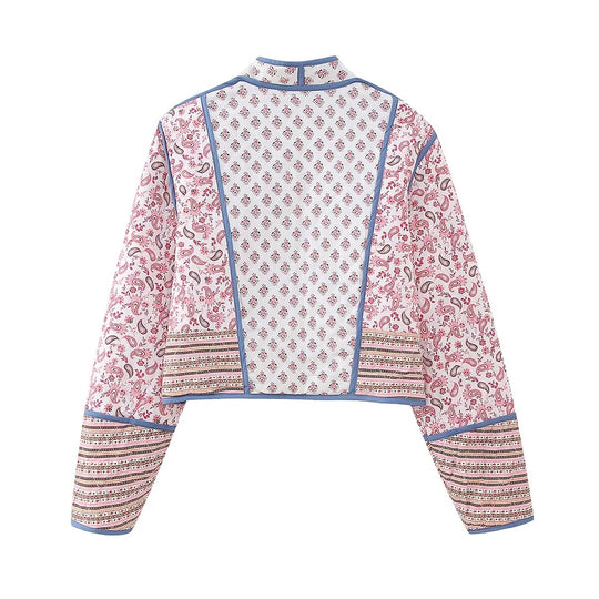 EB | Damenjacke mit Blumenmuster