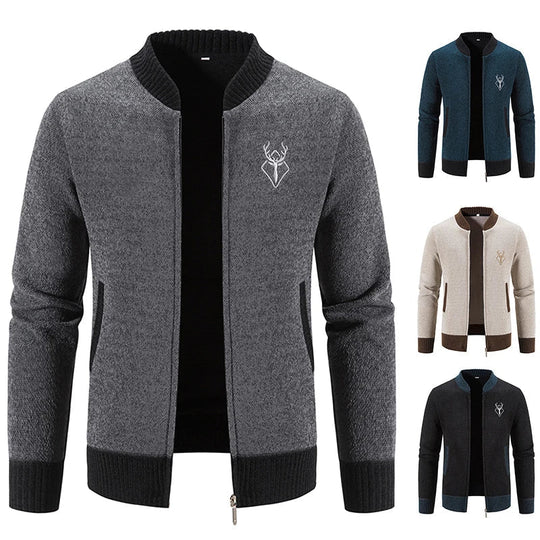 EB | Lässige Strickjacke für Herren aus hochwertigem Garn