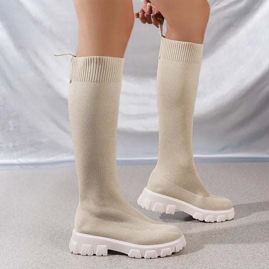 EB | Knöchelhohe Stretch-Sockenstiefel