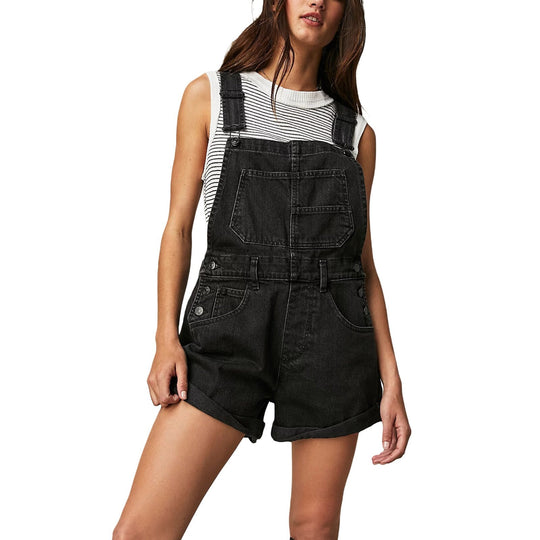 EB | Ärmelloses Denim Overall Jumpsuit für Frauen