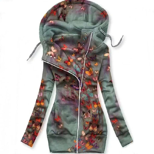 EB | Damen Schmetterling Kunst Cardigan