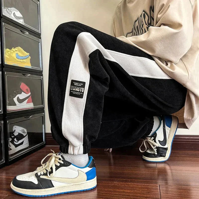 EB Streetwear-Herren-Jogginghose im Patch-Design