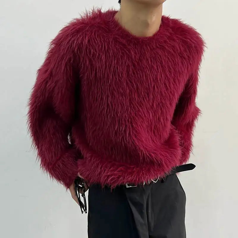 EB | Luxus Lange Ärmel Einfarbig Pullover