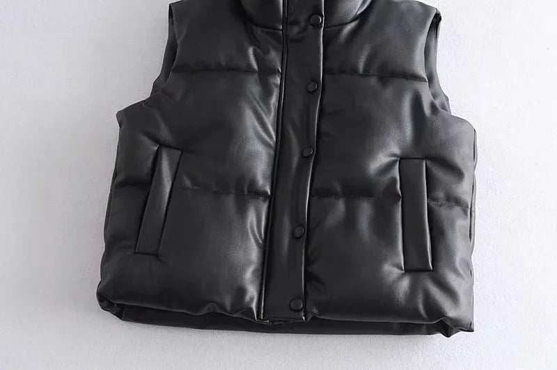 EB | Leder Weste Kurz & Stylisch