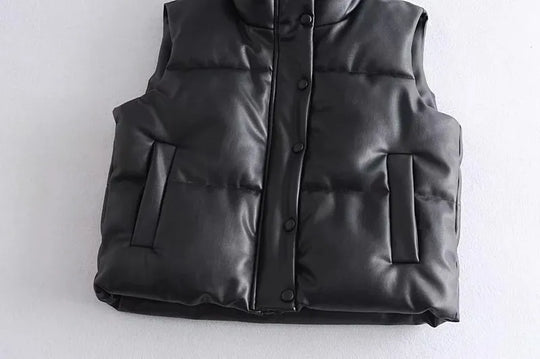 EB | Leder Weste Kurz & Stylisch