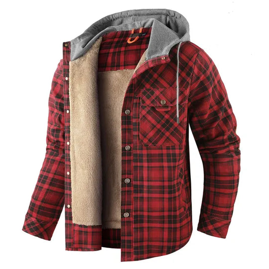 EB | Warm kariert Hemdjacke