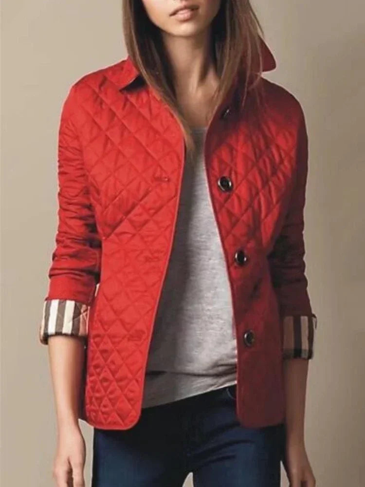EB | Diamantsteppung Knopfleiste Winterjacke