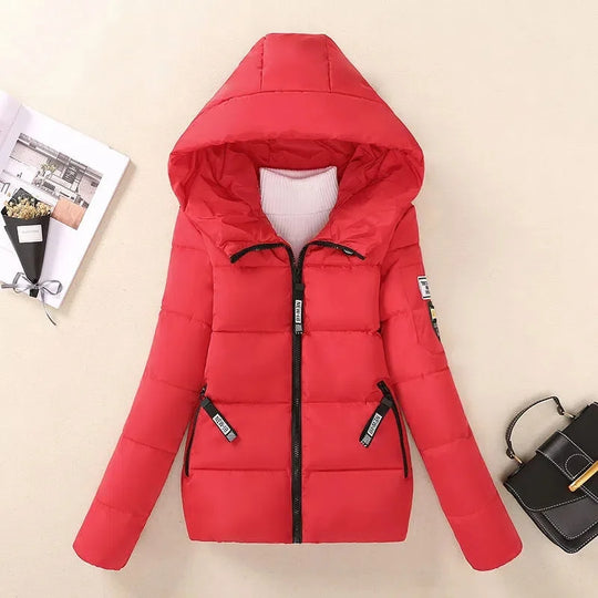 EB | Gefütterte Winterparka mit Kapuze Warme Jacke