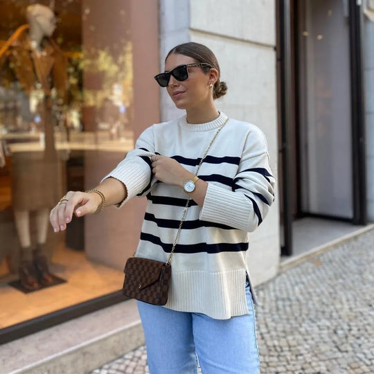 EB | Gestreifter Pullover Sweater