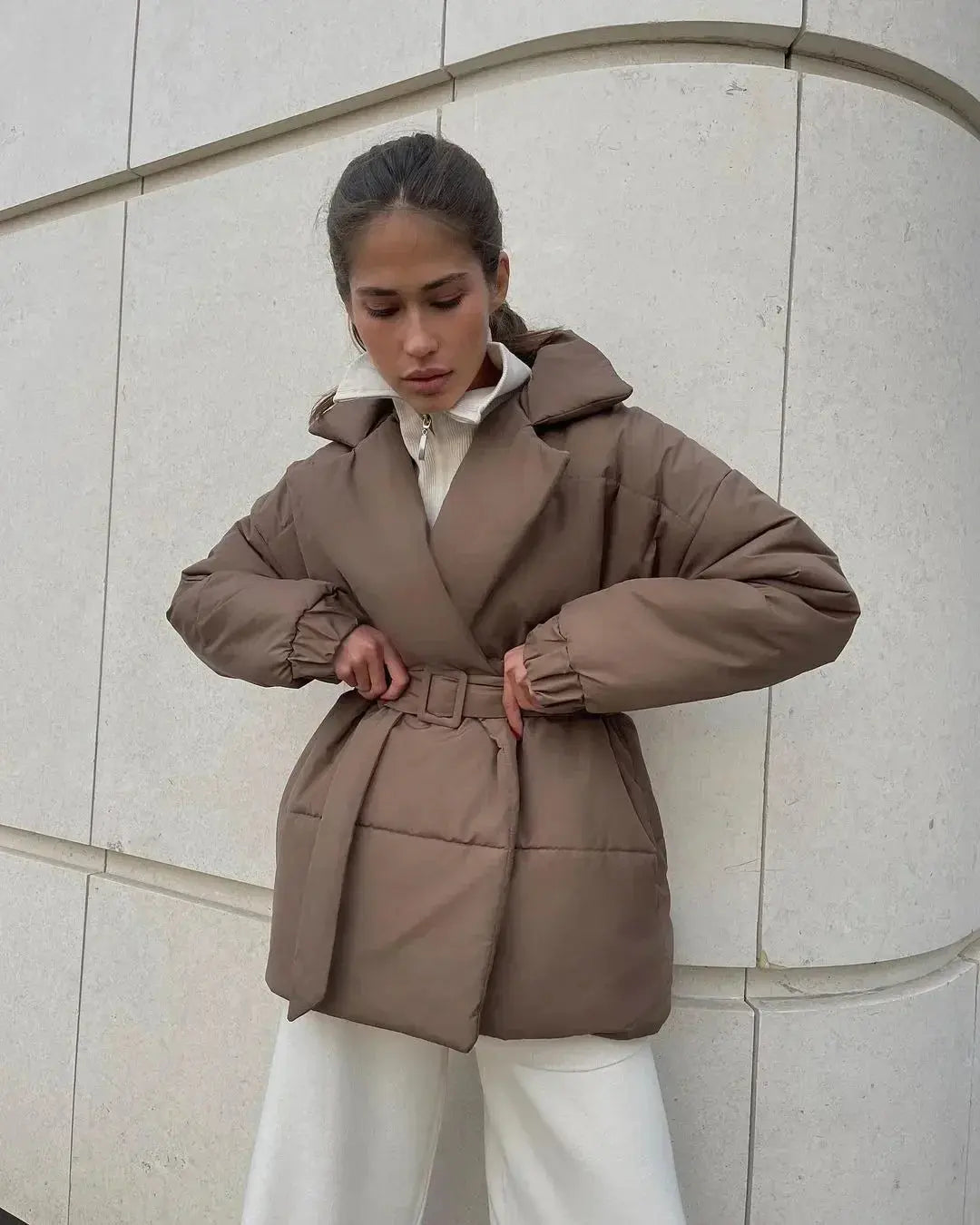 EB | Pufferjacke mit Gürtel