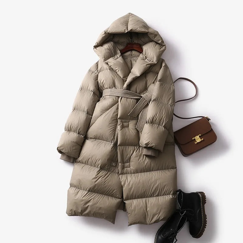 EB | Lang mit Kapuze für Frauen Ideal für den Winter