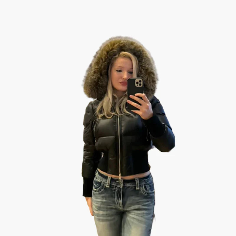 EB | Winter Steppjacke mit Kapuze - Modischer, Warmer Mantel für Freizeit und Alltag
