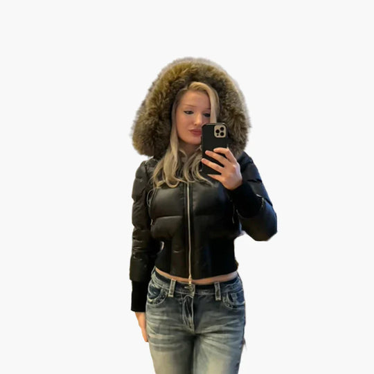 EB | Winter Steppjacke mit Kapuze - Modischer, Warmer Mantel für Freizeit und Alltag