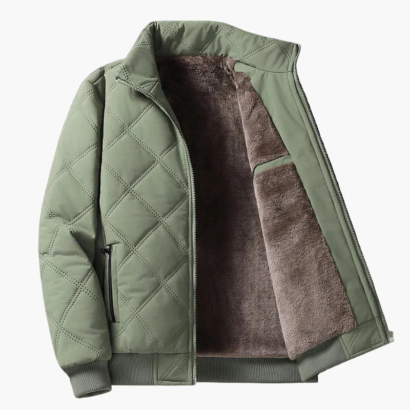 EB | Winter Steppjacke mit Fleecefutter - Modische Outdoor Übergangsjacke für Alltag und Freizeit