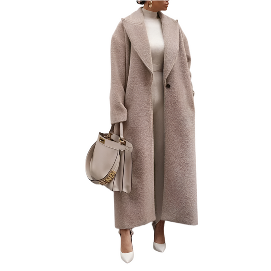 EB | Warme Plüsch Damen Winterjacke