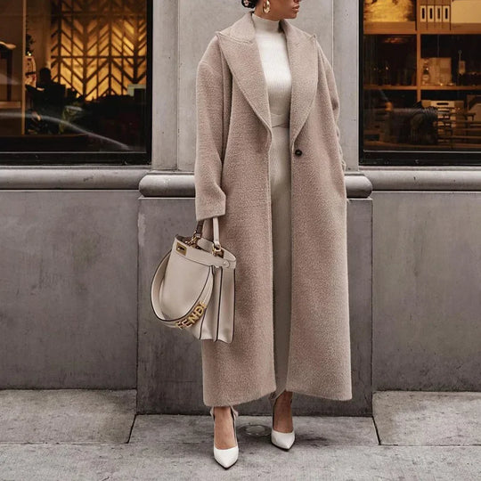 EB | Warme Plüsch Damen Winterjacke