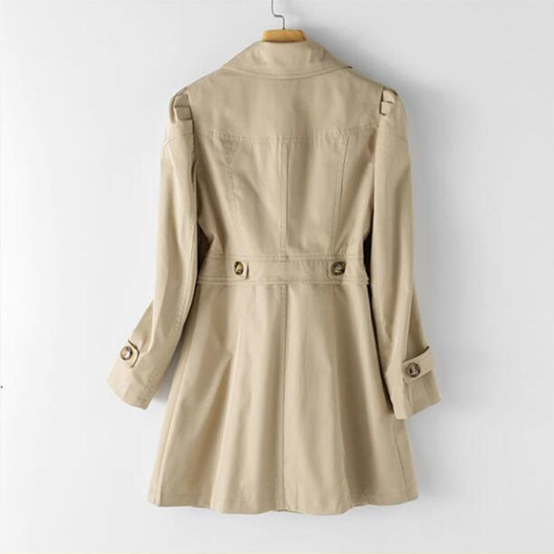 EB | Stilvoller Mittellanger Damen-Trenchcoat
