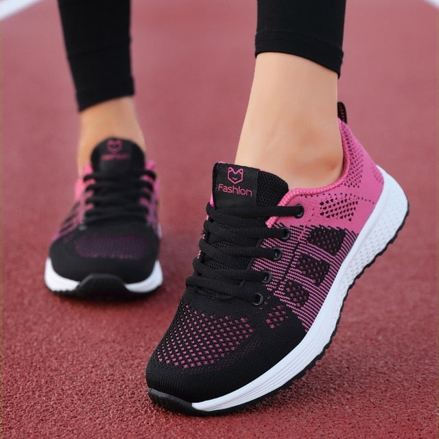 Damen Atmungsaktive Mesh Sneakers EB
